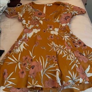 Express dress wrap floral 6